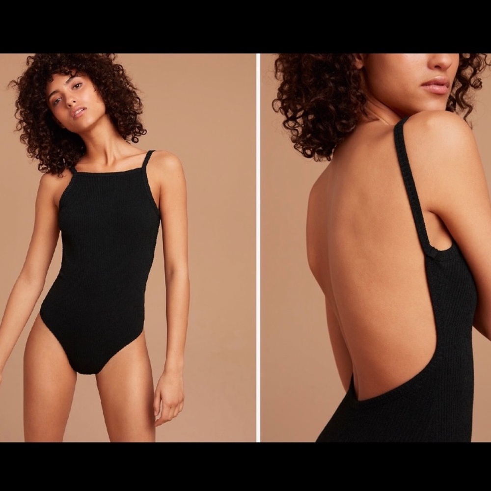 Wilfred Free Ribbed Knit Bodysuit